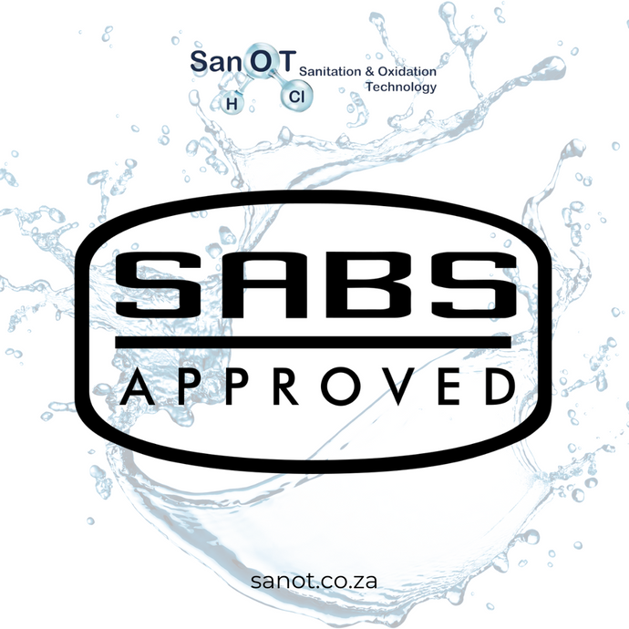 NEWS ALERT: SanOT500 Hypochlorous Solution is South African Bureau of Standards (SABS) Approved!